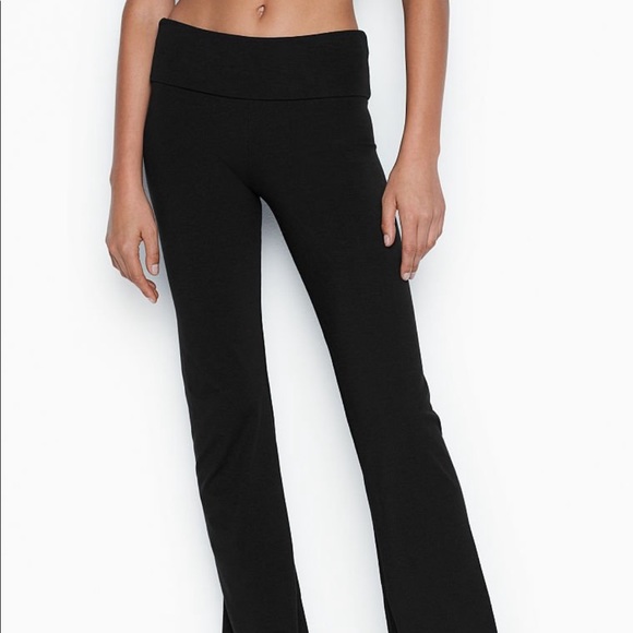 foldover bootcut yoga pants